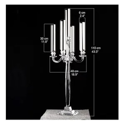 Канделябр хрустальный Рефлекшн (5 стоек) - изображение 2