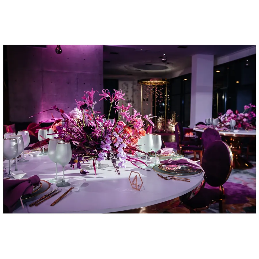 Подушки на стул Вашингтон (велюр), сливовые - Фото миниатюра 4