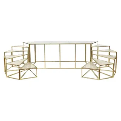 Стол-президиум Наутилус Ректангл + Триплекс с матовым стеклом - изображение 2