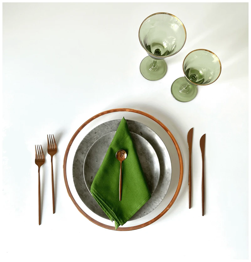 Сервировочная тарелка Париж Медь