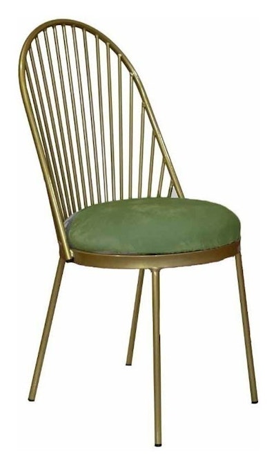 Стул Ле Солей, велюр, матча