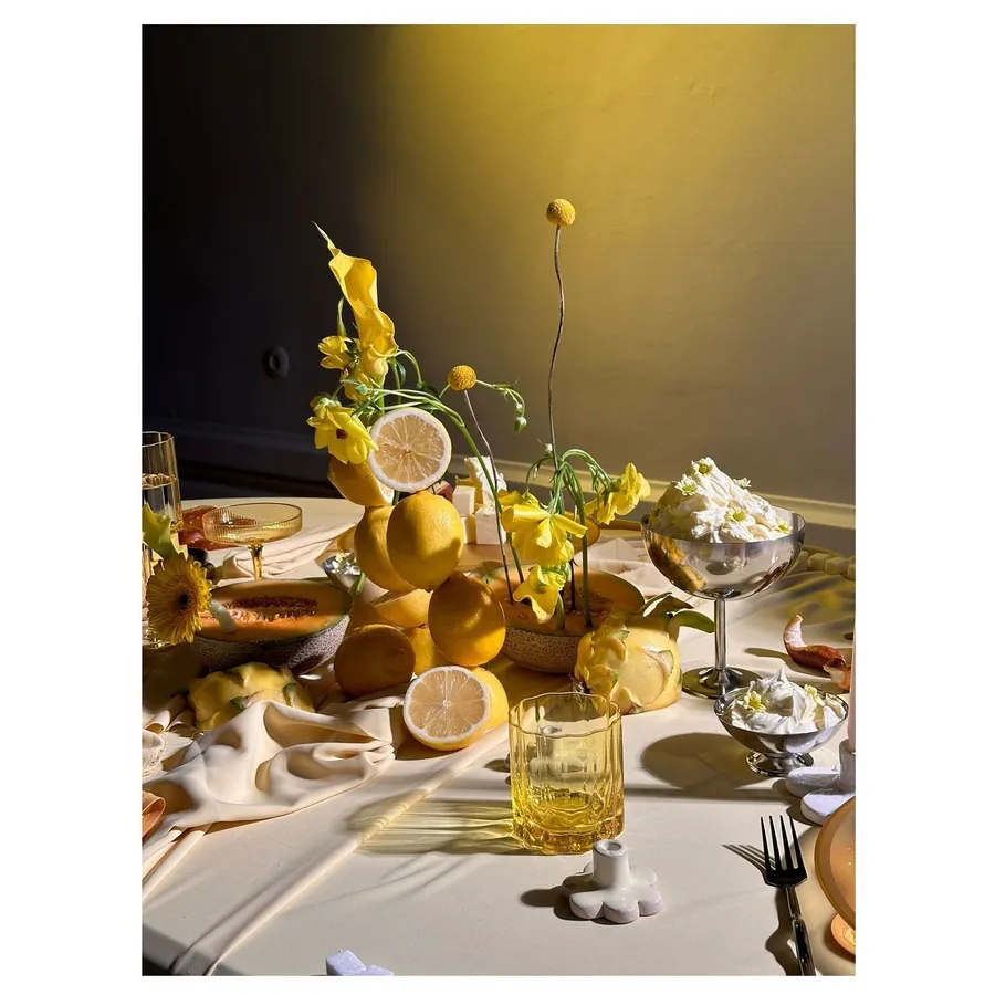 Стакан Сквош Желтые тюльпаны - Фото миниатюра 2