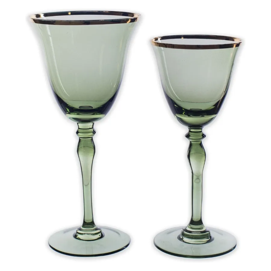 Сет бокалов Хлоэ зеленый - Фото миниатюра 1