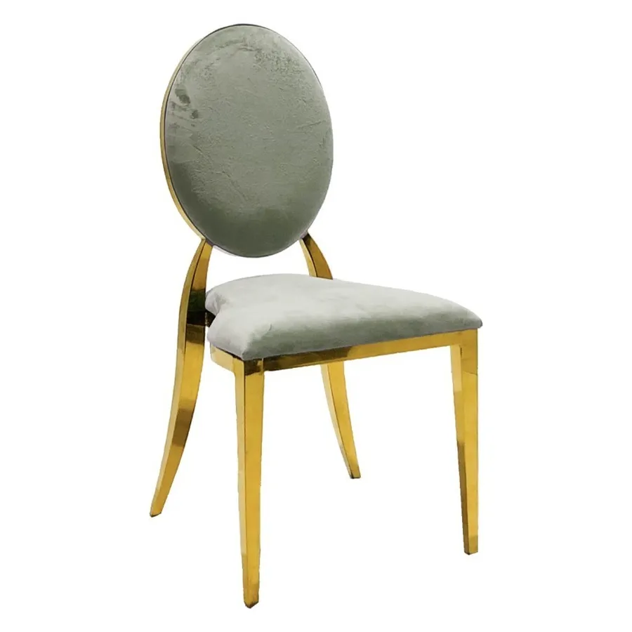 Стул Вашингтон Золото, велюр эвкалипт - Фото миниатюра 1