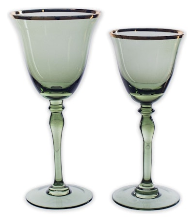 Сет бокалов Хлоэ зеленый