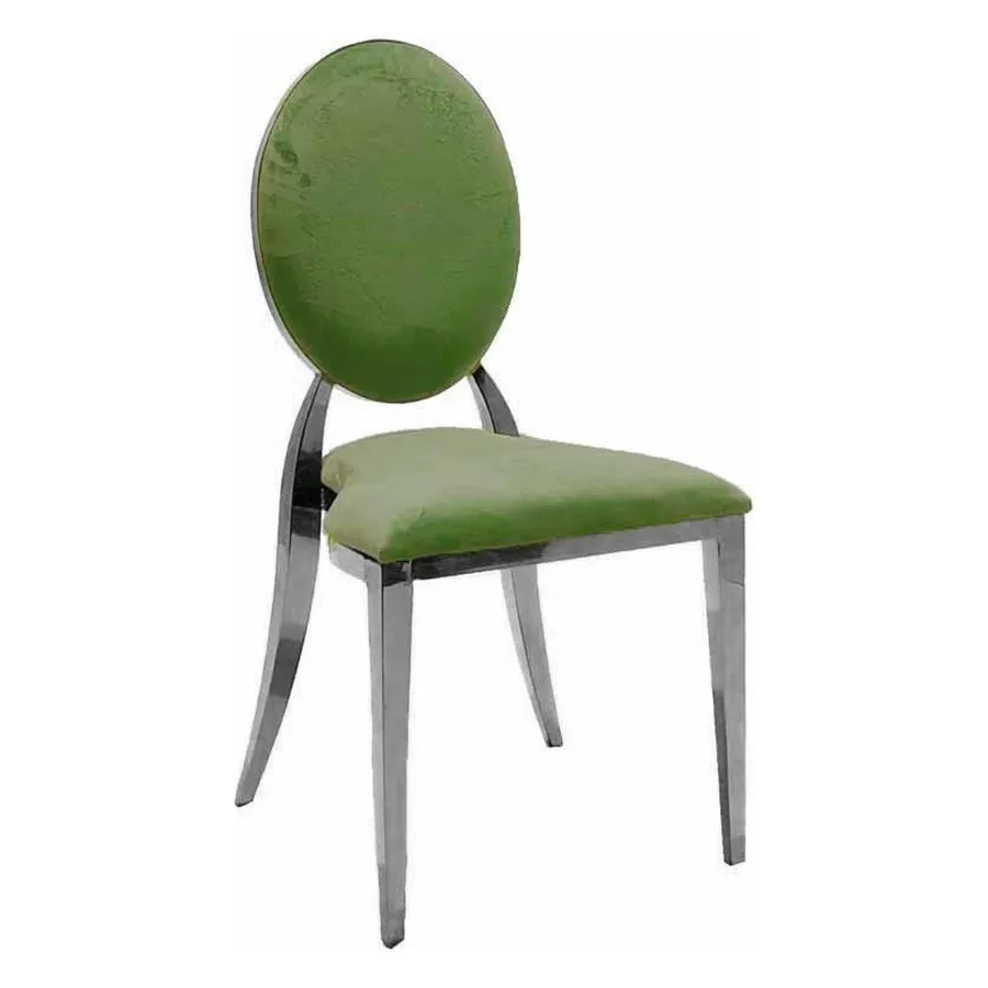 Стул Вашингтон Серебро, велюр матча - Фото миниатюра 1