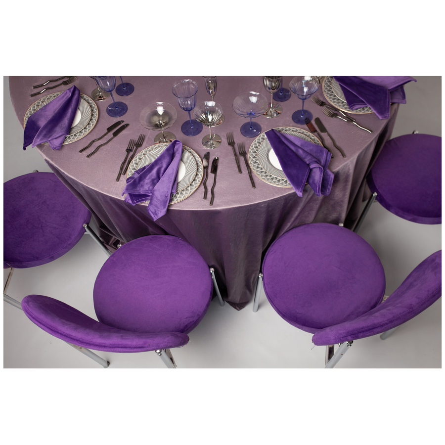 Стул Модерн Серебро, Таинственный фиолетовый - Фото миниатюра 3