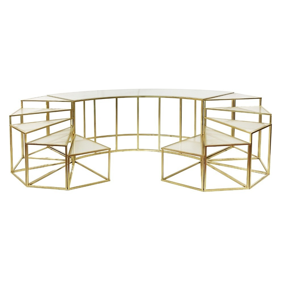 Стол-президиум Наутилус Серпент + Триплекс с матовым стеклом - Фото миниатюра 4