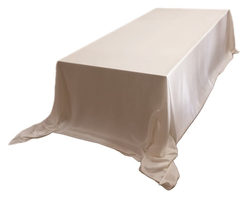 Скатерть сатин premium, прямоугольная, пудровая