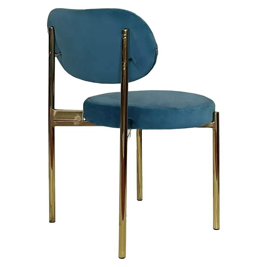 Стул Модерн Золото, Морская волна - Фото миниатюра 4