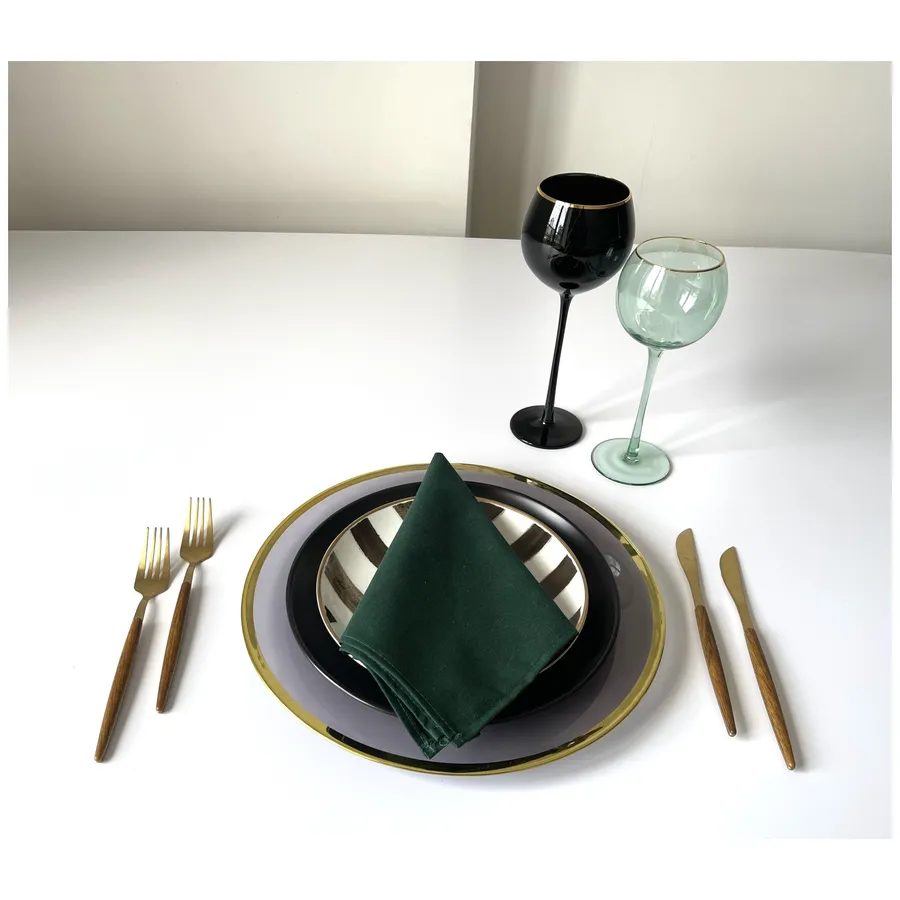 Салфетка из смесового льна, Бенгальский фикус - Фото миниатюра 3