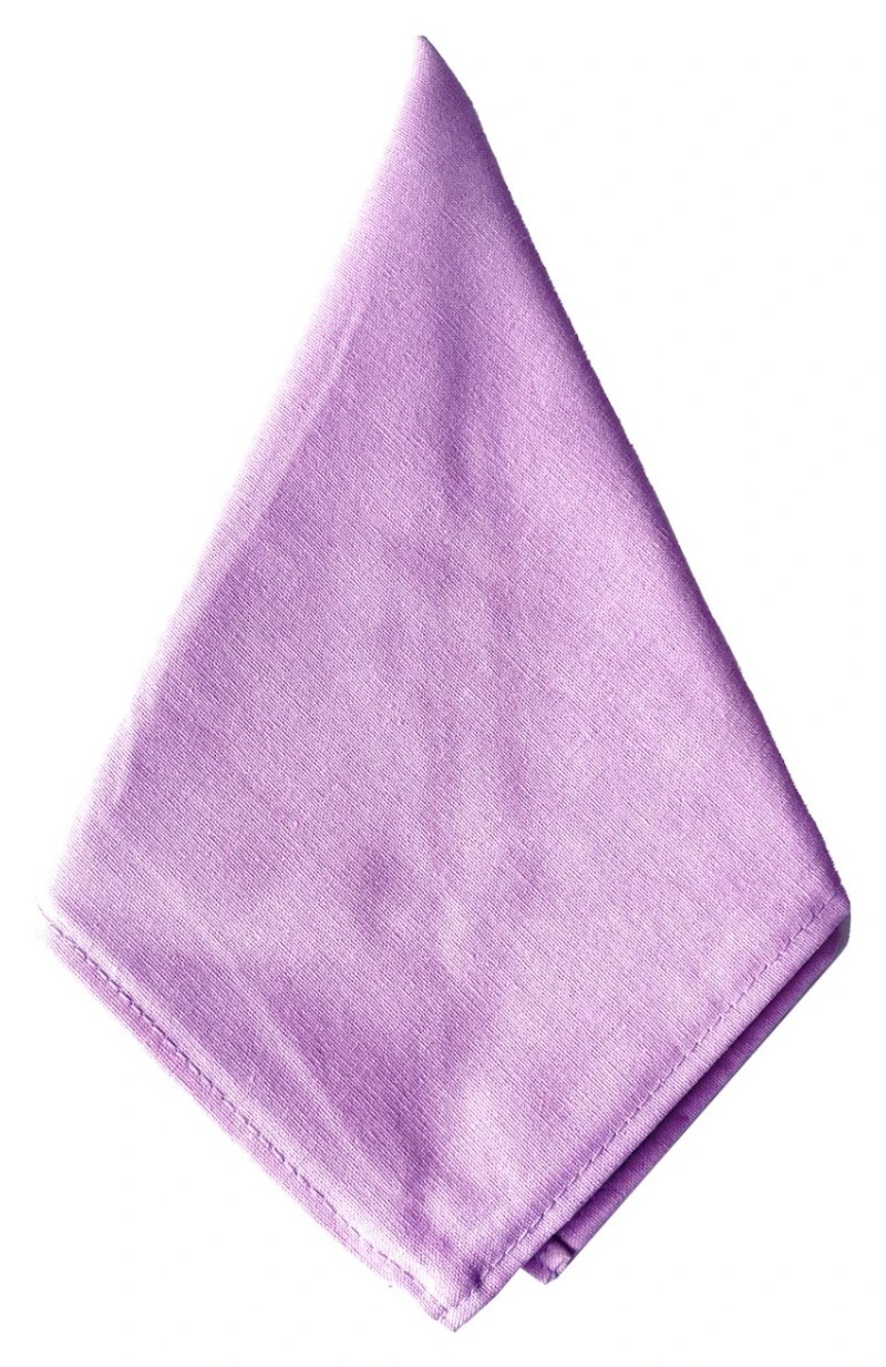 Салфетка из смесового льна, Глициния китайская