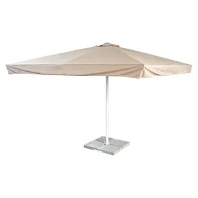 Зонт с центральной опорой 4х4, бежевый