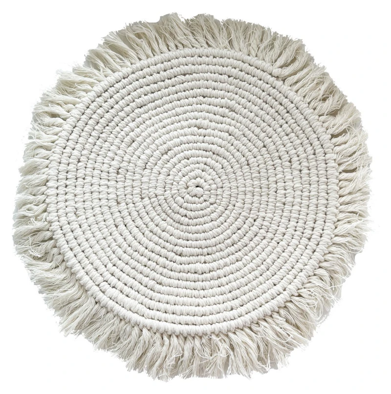 Подтарельник плетеный Макраме