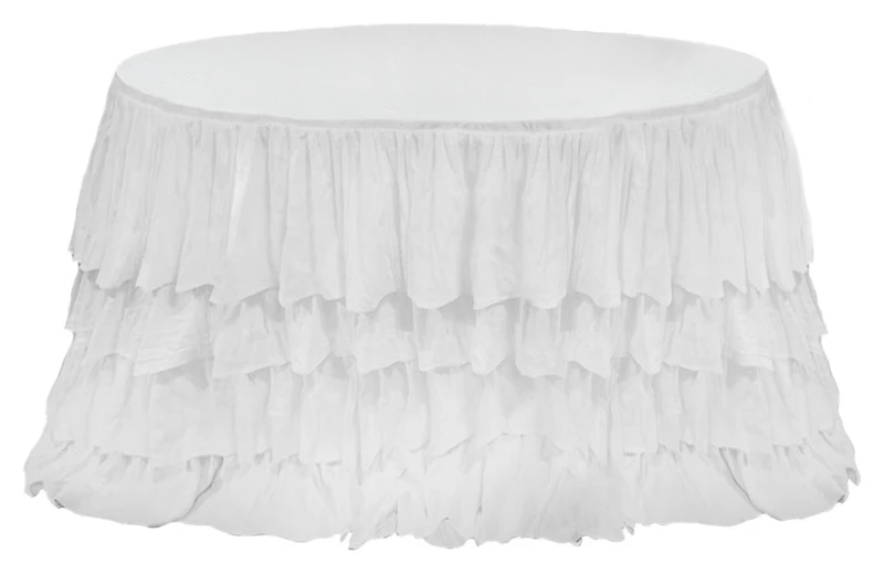 Скатерть с рюшами для столика для торта (ПОД ЗАКАЗ)