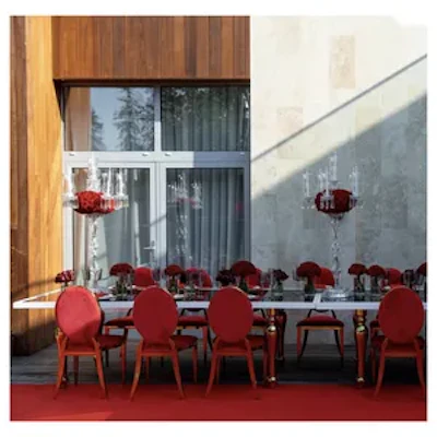 Стул Вашингтон Золото, велюр малиново-красный - изображение 5