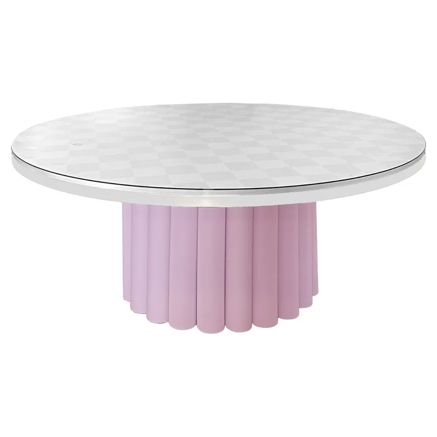 Стол Сквош розовый + печать на столешницу Принт и т.д. - Фото миниатюра 1