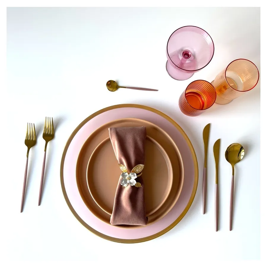 Сервировочная тарелка Лоллипоп Жевательная резинка матовая - Фото миниатюра 4