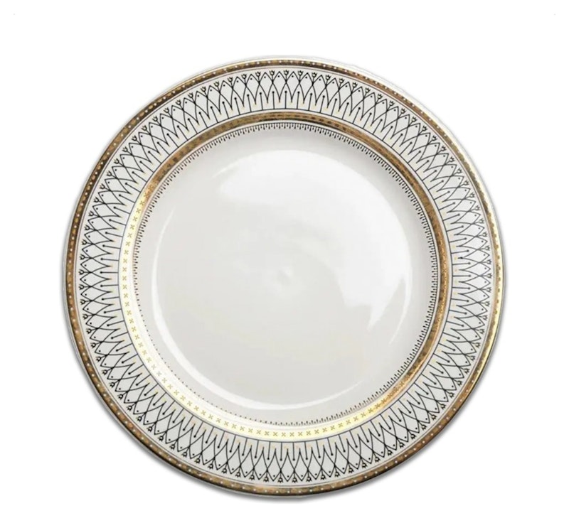 Тарелка Паттерн Черный С