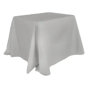 Скатерть полиэстер, квадратная, серая - Фото 1