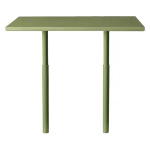 Стол коктейльный Твист Прямоугольный М, Фисташковое пралине + мачта (телескопические ноги) - изображение 2