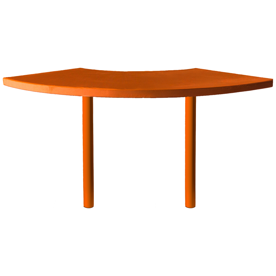 Стол коктейльный Твист Змейка С, Тыквенный тарт + Терракотовый (телескопические ноги) - Фото миниатюра 3