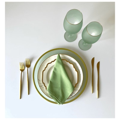 Столовые приборы Гоа Золото,  золотые, сет из 4 предметов - изображение 3