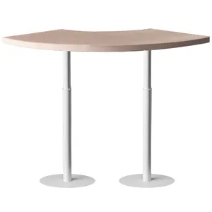 Стол коктейльный Твист Змейка С, Рафаэлло + Кремовый бисквит (телескопические ноги) - изображение 1