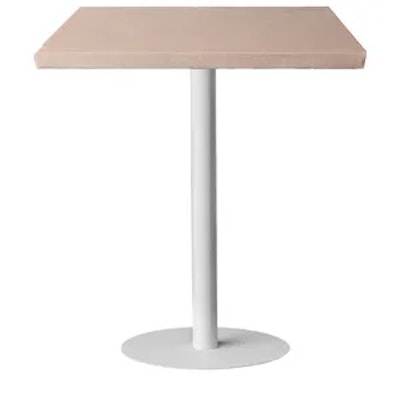 Стол коктейльный Твист Прямоугольный С, Рафаэлло + Кремовый бисквит (телескопические ноги) - изображение 4