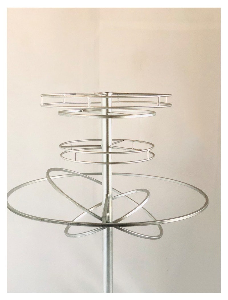 Стойка сферическая Сатурн, серебро