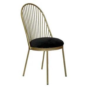 Стул Ле Солей, велюр, черный - Фото 1