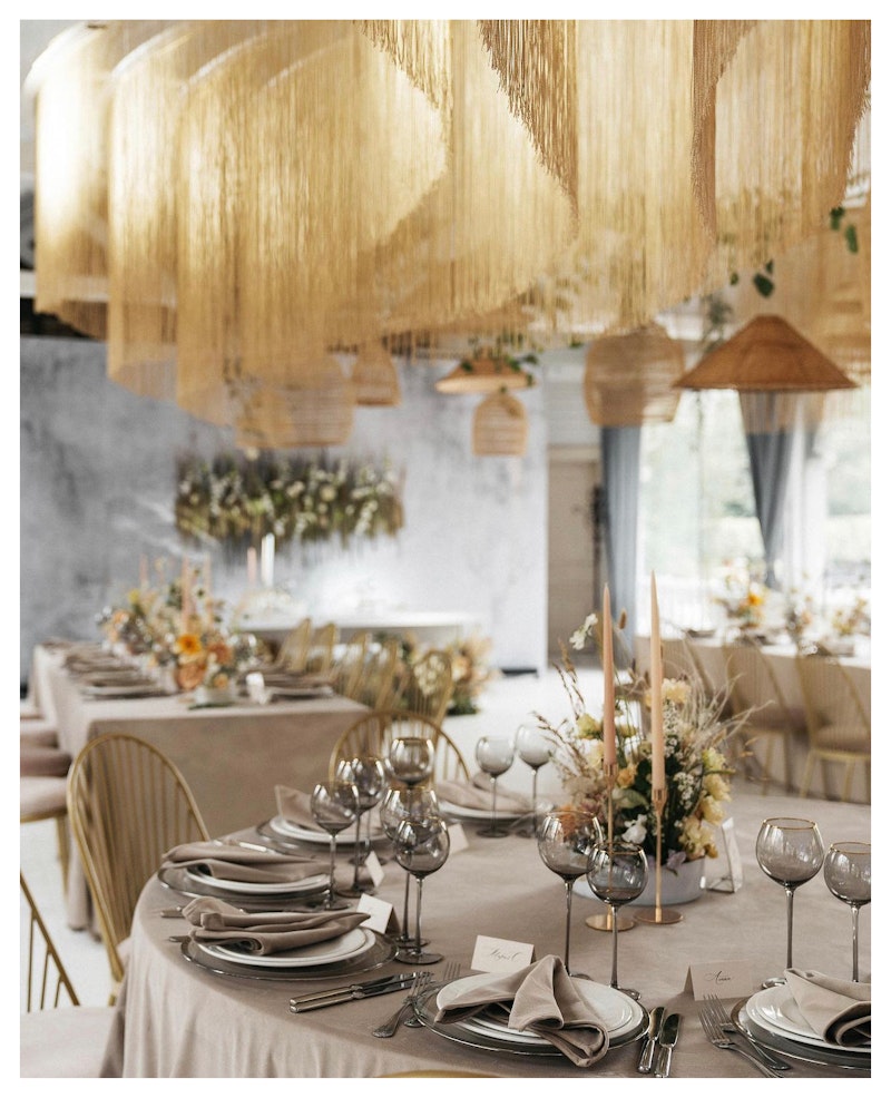 Бокал Сирен С дымчатый с золотой каймой