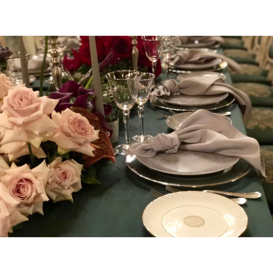 Сервировочная тарелка Париж Серебро - Фото миниатюра 4