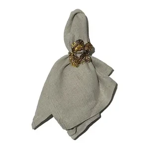 Салфетка лен, Камелия  - Фото 1