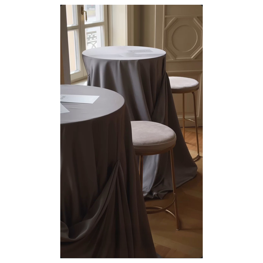 Стул барный Модерн Сэддл Кремовый бисквит (любой оттенок каркаса) - Фото миниатюра 2