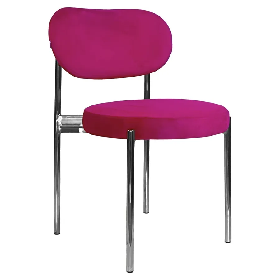 Стул Модерн Серебро, Манящая фуксия - Фото миниатюра 1