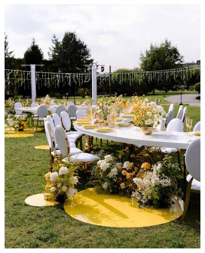 Стул Вашингтон Золото, велюр белый