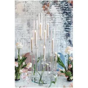 Канделябр со стеклянными колбами Хай Тауэр (10 стоек) - Фото 4