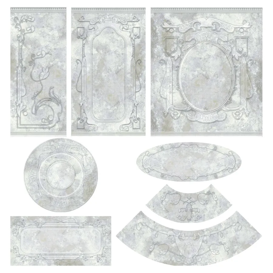 Дизайн-сет Состаренное зеркало (Дизайн Софи Боксер) - Фото миниатюра 1