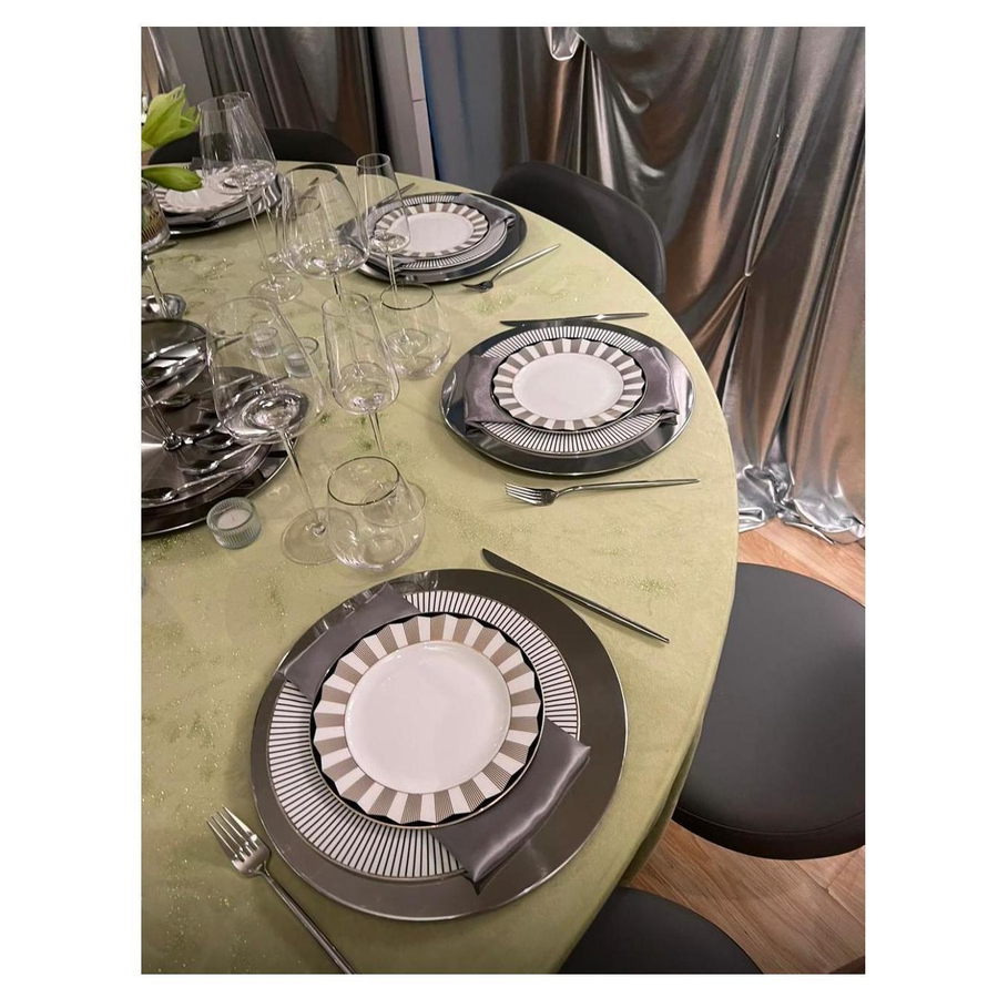 Сет порционных тарелок Геометрия - Фото миниатюра 3