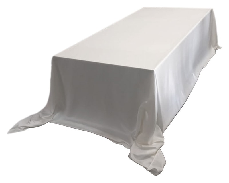 Скатерть сатин premium, прямоугольная, молочная