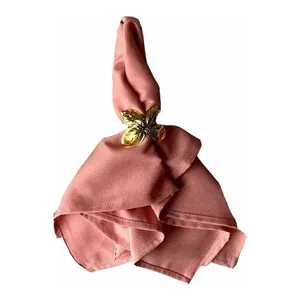 Салфетка пыльно-розовая, полиэстер - Фото 1