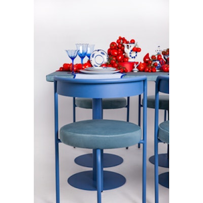 Стул Колори, Черничный йогурт + серо-голубой - изображение 4