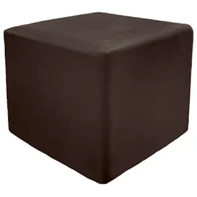 Пуф квадратный Точка, велюр, Шоко мокка