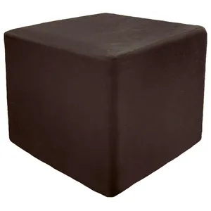 Пуф квадратный Точка, велюр, Шоко мокка