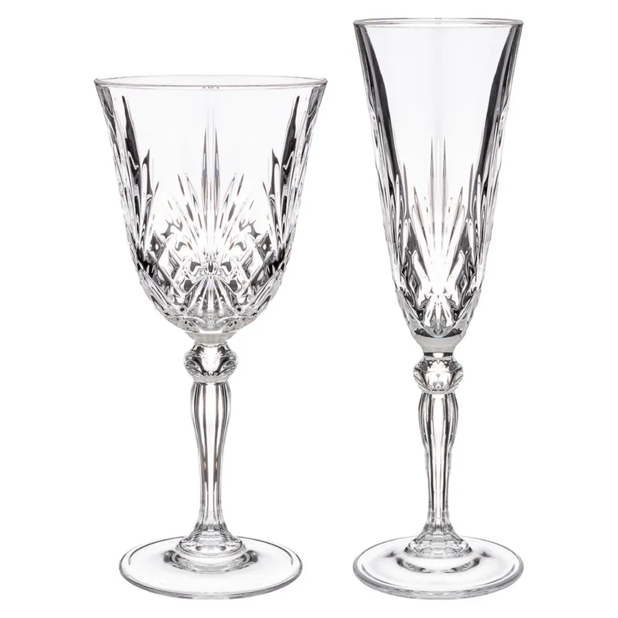 Сет бокалов Ноктюрн винный+шампанка - Фото миниатюра 1