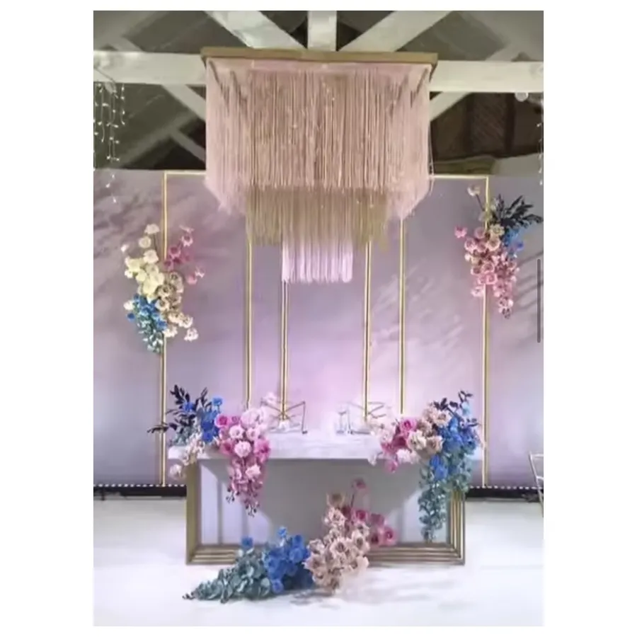 Люстра декоративная, квадратная, без освещения - Фото миниатюра 4