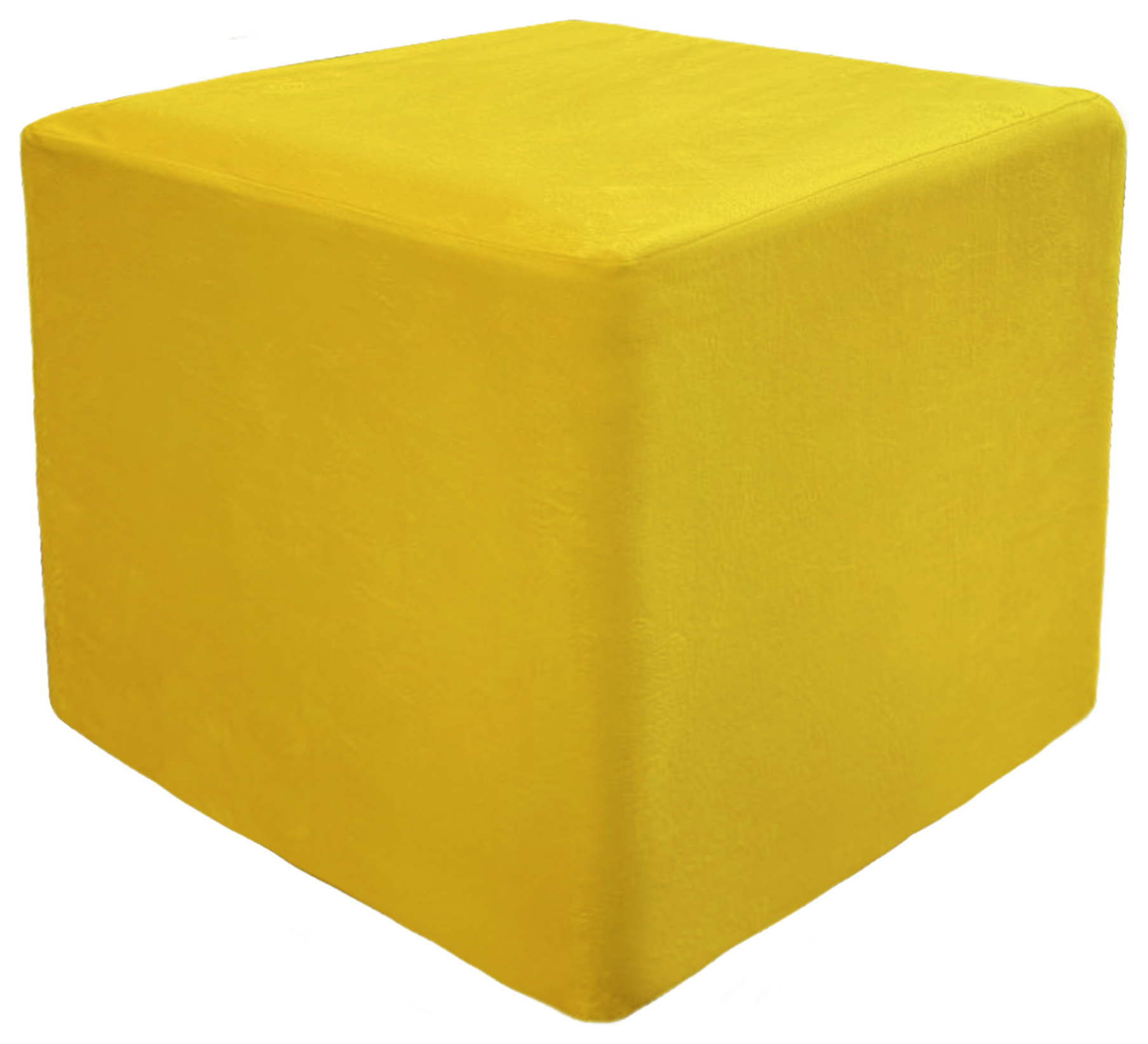 Пуф квадратный Точка, велюр, Манговый Куб - Фото миниатюра 1