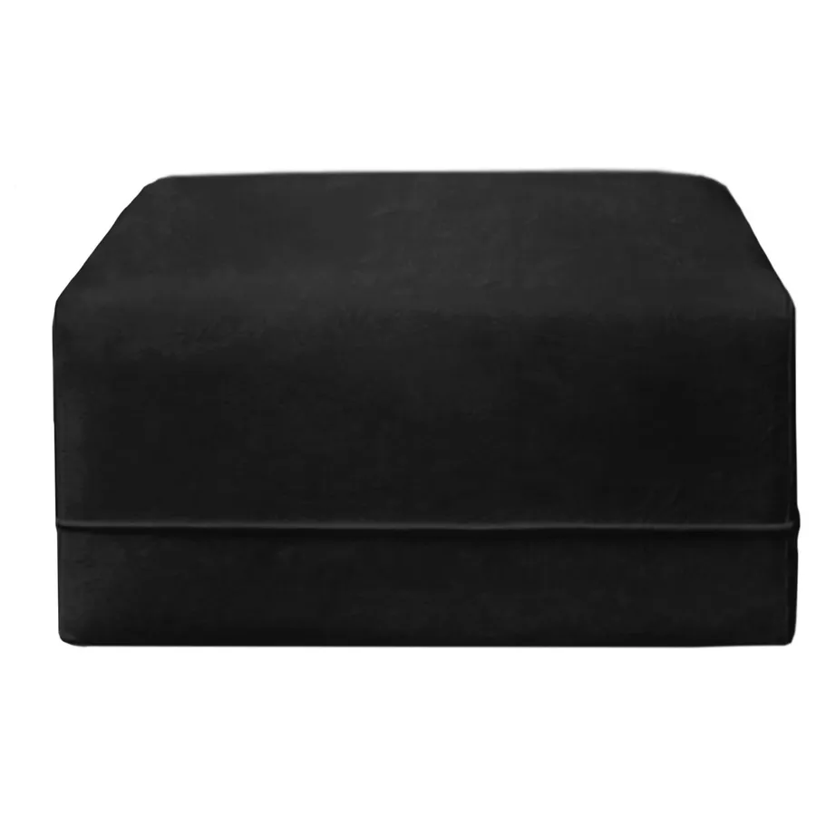 Пуф Кручу-верчу Квадрат Черная ночь - Фото миниатюра 1