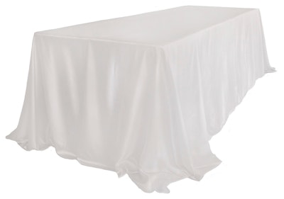 Скатерть велюр, прямоугольная, молочная